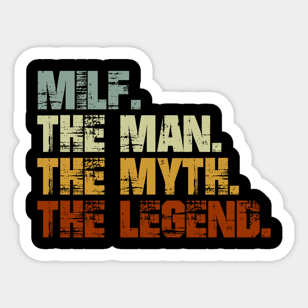 Milf Sticker by designbym